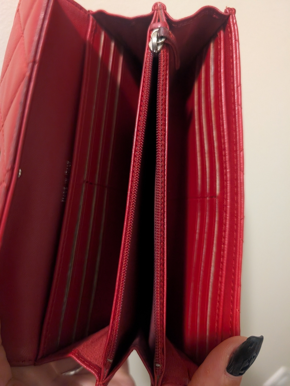 Chanel Quilted Long Lambskin Wallet - Picture 13 of 14